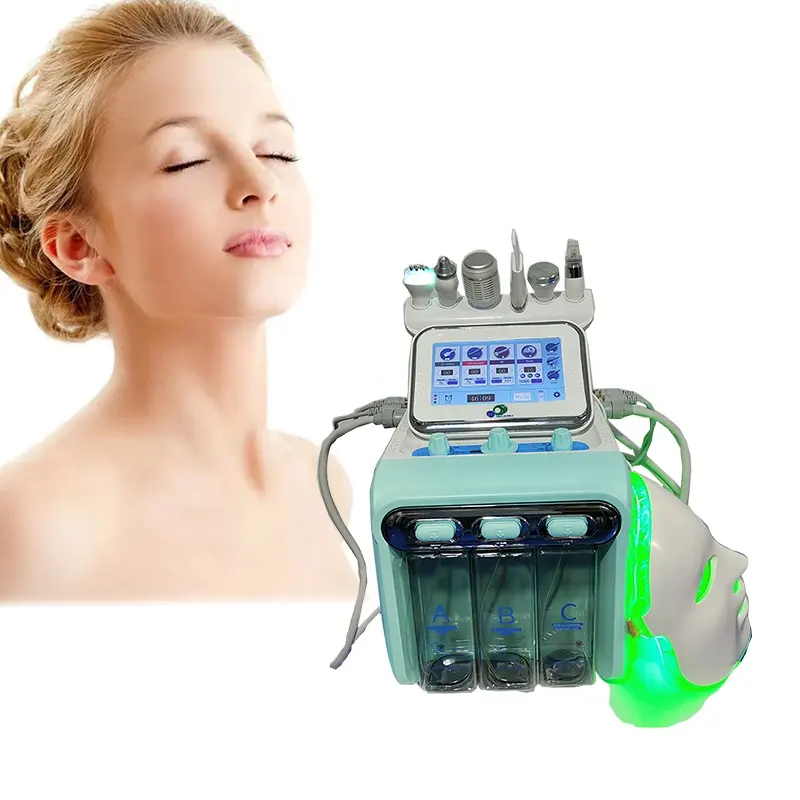 2022 Newest Facial Cleaning Beauty Device hydra 6in1 H202 beauty machine Facial machine