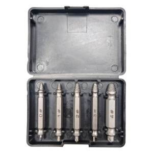 Kit d'extracteurs de vis et de boulons endommagés, rouillés ou cassés, en acier S2, 4, 5 ou 6 pièces - Product Image 4