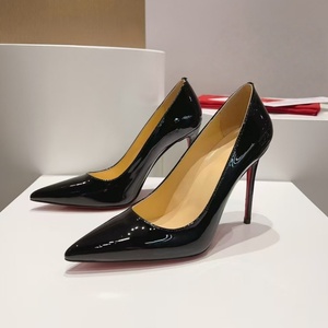 French-style custom nude pointed-toe red-soled high heels - versatile for daily wear, elegant and low-heeled single shoes - Product Image 4
