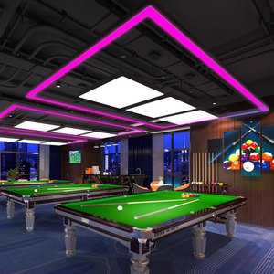 Suspension linéaire rectangulaire à LED Grand lustre de plafond Bureau Salle de réunion Salle de sport Lampe suspendue <span class=keywords><strong>Billard</strong></span> Luminaires - Product Image 1