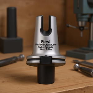 หัวจับดอกสว่านเฟอร์วี 12 มม. แบบไม่ใช้กุญแจ สำหรับเจาะโลหะและไม้ - Product Image 3