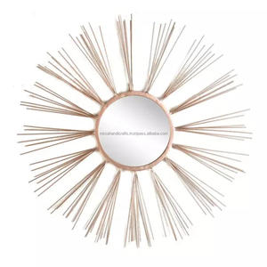 Oro antiguo "estallido" Casa decoración de la pared de espejo - Product Image 5