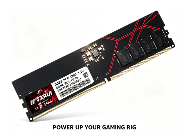 New 2026 DDR5 8GB RAM 5200/5600MHz memory module 1.1V UDIMM for PC Desktop DDR5 RAM upgrade TXRUI 16GB DDR5 RAM