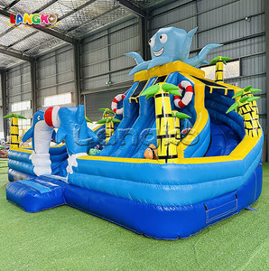 Tobogán Acuático Inflable con Diseño de Pulpo, Económico y Personalizado, <span class=keywords><strong>Castillo</strong></span> Inflable para Exteriores, Toboganes Acuáticos Grandes para Uso en Seco o Mojado - Product Image 3