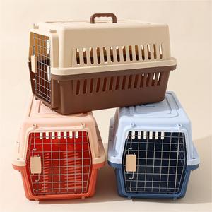 Valla de caja de aire portátil para mascotas, mochila de jaula de aire a cuadros para perros grandes y pequeños para viajes de gatos y perros, cápsula exterior para gatos - Product Image 4