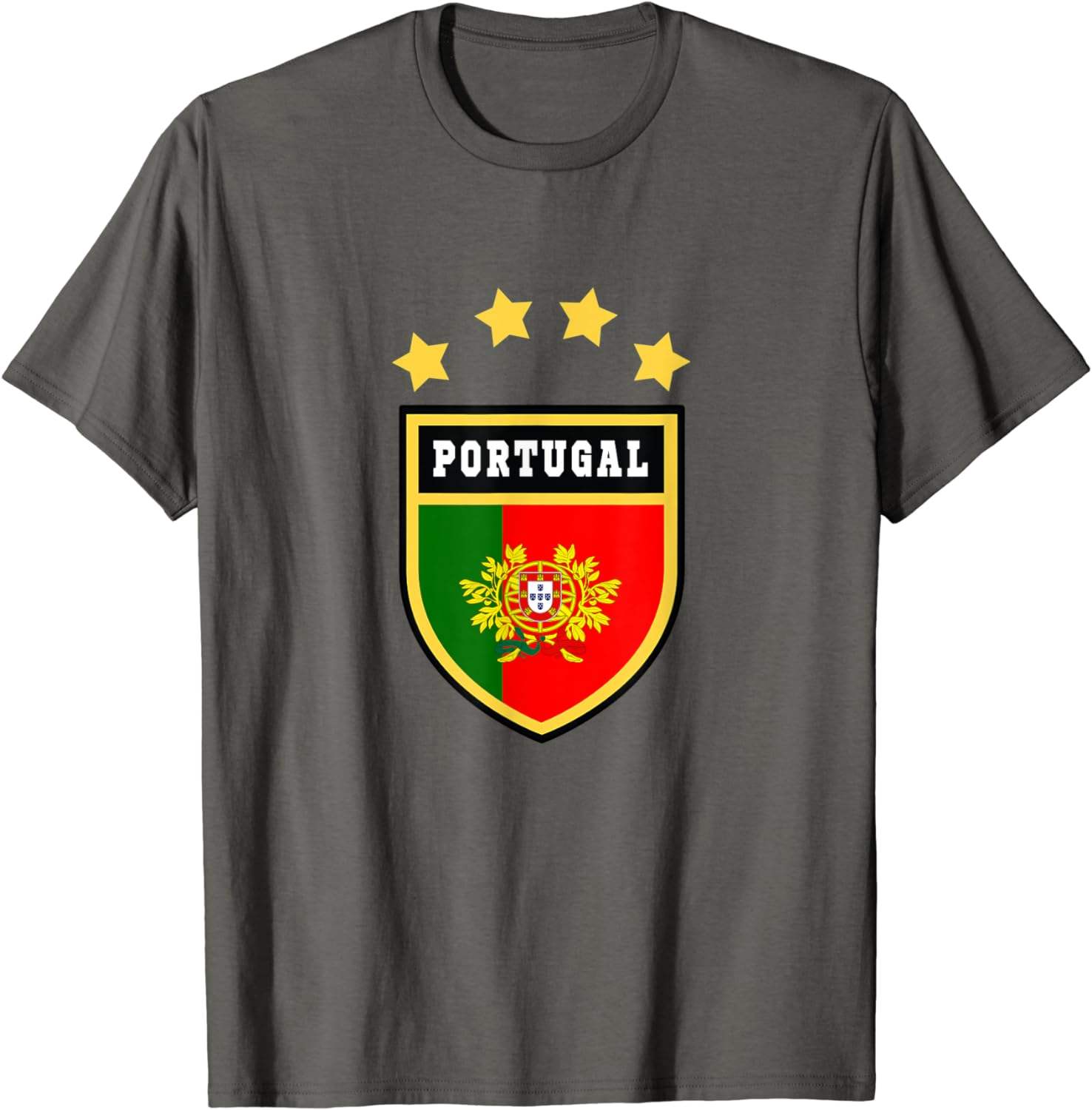 Portugal Flag Cotton T-shirts Unisex New Design Short Sleeved Tops for Man  POD Customize Summer T Shirt Drop Shipping Men's Tees