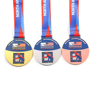 Médailles de judo en métal nord-américain bon marché, logo personnalisé émail doux or argent cuivre <span class=keywords><strong>2022</strong></span> - Product Image 1