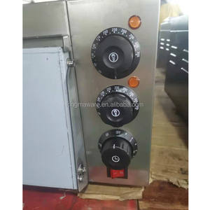 Horno eléctrico de pizza, encimera de doble cubierta, comercial, dos cámaras independientes - Product Image 4