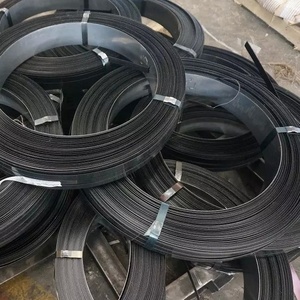 Bande d'acier peinte en noir haute résistance Q235b Q345 de 0,6 mm 0,8 mm pour emballage, 5/8 - Product Image 3