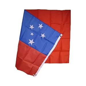 Livraison rapide 3x5ft Polyester <span class=keywords><strong>Prix</strong></span> bon marché National Samoa imprimer drapeau personnalisé avec deux œillets - Product Image 4