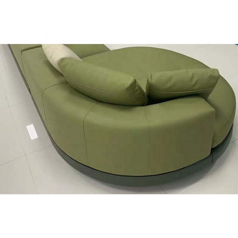 Moder minimalist hotel indoor furniture home living room curve sofa