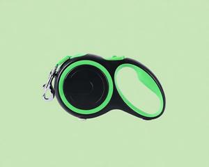 Correa Retráctil para Perro de 5m, Verde y Negra, Sólida, Lujosa, Moderna, Cómoda, de Liberación Rápida, Duradera, para Perros de hasta 50kg, Venta al Por Mayor, OEM, ODM - Product Image 1