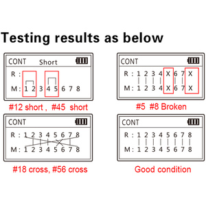 NF488แอลซีดีเน็ตเวิร์ก POE checker RJ45ดิจิตอลอีเธอร์เน็ต CAT6 CAT5ทดสอบสาย POE สวิตช์ Tester เครื่องมือเครือข่าย - Product Image 4