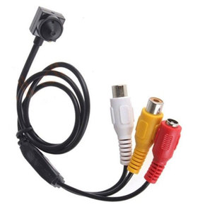 Micro-caméra avec microphone, sortie RCA couleur, pour surveillance - Product Image 1
