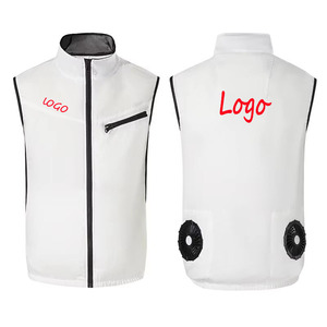 Chaleco Refrigerante Personalizado en Stock 5V 12V con Enfriamiento por Ventilador y Engranajes <span class=keywords><strong>de</strong></span> Viento, Chaqueta <span class=keywords><strong>de</strong></span> Aire Acondicionado para Exteriores - Product Image 1