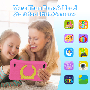 Hcncp bán buôn 7 inch trẻ em chơi game Tablet <span class=keywords><strong>PC</strong></span> độ phân giải cao Wifi 4GB 32GB Allwinner Bộ vi xử lý giá rẻ 32GB 4GB tablette - Product Image 2