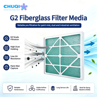 Filtre à air en panneau de fibre de verre avec cadre en papier, pression terminale 250Pa, pour remplacement de la première étape, vente en gros