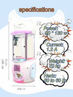 Gagnez de l'argent Divertissement Jeux à jetons Jouet Peluche Grue Griffe Machine