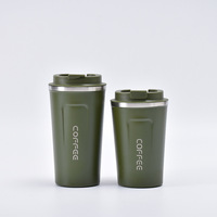 Mug de voyage intelligent en acier inoxydable à double paroi isolé de 380 ml et 510 ml avec affichage de la température pour le bureau et l'extérieur