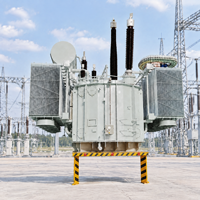 Transformateur de puissance extra haute tension 330 kV à noyau en acier au silicium CRGO, faible perte, sortie 500 V pour postes de transformation à grande échelle