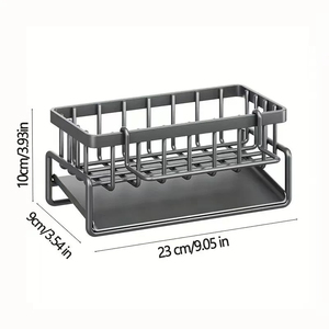 Lavello autosvuotante mensola in acciaio inox lavello da <span class=keywords><strong>cucina</strong></span> porta portasapone spugna porta lavello da <span class=keywords><strong>cucina</strong></span> <span class=keywords><strong>Organizer</strong></span> - Product Image 5