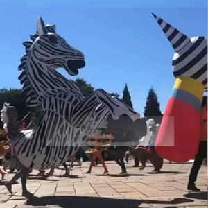 Accesorios Inflables para Ambiente Interactivo <span class=keywords><strong>de</strong></span> Bar: Zebra, Unicornio, Pegaso, Peluche Inflable con Alambre para Espectáculos - Product Image 2