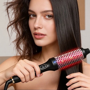 Cepillo Secador <span class=keywords><strong>de</strong></span> Pelo Iónico Voluminizador <span class=keywords><strong>de</strong></span> un Solo <span class=keywords><strong>Paso</strong></span>, Cable Giratorio <span class=keywords><strong>de</strong></span> 360 Grados, Herramienta <span class=keywords><strong>de</strong></span> Peinado en Caliente con <span class=keywords><strong>Calentador</strong></span> PTC, Fuente <span class=keywords><strong>de</strong></span> Alimentación Eléctrica CA 110-240V - Product Image 2