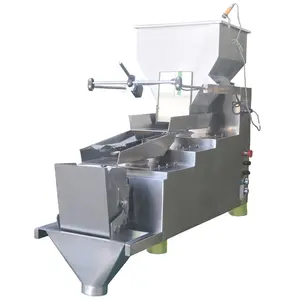 Máquina de llenado de pesas lineales de nuevo diseño, para productos de tamaño más grande como carne, bola, fecha, patatas fritas