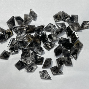 <span class=keywords><strong>Orecchini</strong></span> a lobo personalizzati con diamanti grezzi sale e pepe (diamante Herkimer naturale) - <span class=keywords><strong>Orecchini</strong></span> a lobo a forma di aquilone in argento sterling 925 - Product Image 3