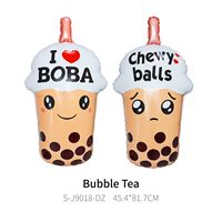 Offre Spéciale Cymylar Latte Ballon Bulle Thé Popcorn Café Lait Thé Ballon Dessert Ballon pour La Décoration De Fête D'anniversaire