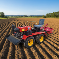 Tracteur miniature 4x4 de petite taille à haute efficacité de 25 CV avec fonctions multiples