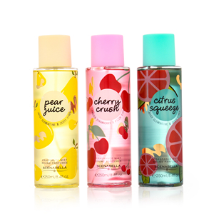 Luxury Design 250 ML Fresh Fruit Body Spray Fragrance Collection Body Mist For Women