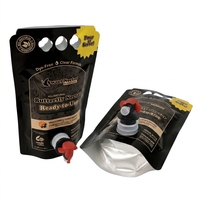 Pochettes souples personnalisées 1L 2L 3L 5L pour café infusé à froid avec robinet distributeur, pour vin, bière, jus, tequila – jetables