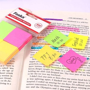 Forme carrée 1,5*1,5 pouces, multicolores, inscriptibles et <span class=keywords><strong>repositionnables</strong></span>, bandes de marque-pages pour annoter les livres et les carnets - Product Image 5