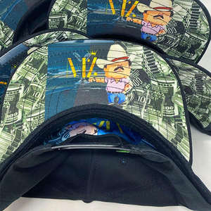 Casquette de baseball en maille à 5 panneaux pour adulte avec cordon, style Trucker, de haute qualité, personnalisable, pour l'été, faible MOQ, Vietnam - Product Image 3