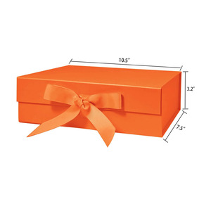 Caja de Regalo Rígida Magnética con Forro de Esponja y Recubrimiento UV con Logotipo Personalizado, Cierre Magnético, Cinta Rosa de Lujo, Embalaje Grande - Product Image 5