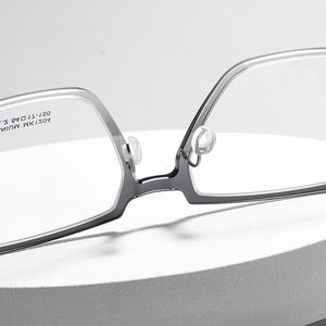 Maike L Ultra-Light 6g Nano-Nylon Ultra-Thin Full-Rim Slotted Asian Eyeglass Frame Business-Grade AC Lens Unisex Same Model <strong>Lind</strong> - Product Image 5