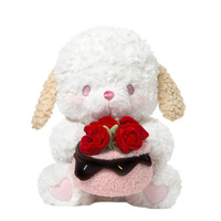 Peluche Chiot Bernese Catch Fun 520 Saint-Valentin avec Rembourrage en Polyester et Coton PP, Adorable Poupée Cadeau pour Petite Amie
