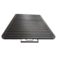 Plateau coulissant universel robuste en aluminium pour benne de pick-up, capacité de charge 500 kg, revêtement poudré