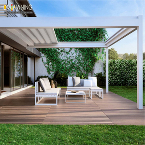 Auvent de terrasse en toile de toit résistant au vent, moderne, rétractable, pour balcon, auvent extérieur, design de pergola - Product Image 4