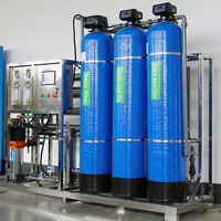 Système de filtration d'eau potable par osmose inverse 2 tonnes/h, équipement de traitement de l'eau RO
