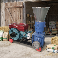 Machine à granulés pour moteur diesel, granulateur de gros grains pour maïs, paille, poulet, canard, lapin, vache, mouton, cochon