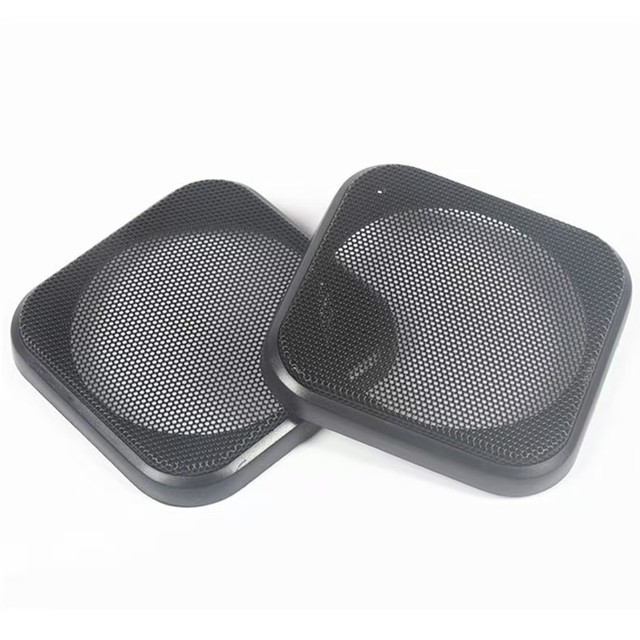 4 Inch Square Speaker Grille Frame Car Audio Horn Dust Cover DIY Square Decorative Mesh Protector