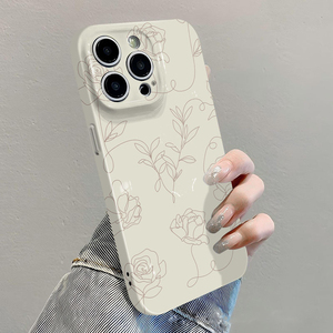 Funda Protectora Rígida <span class=keywords><strong>para</strong></span> Teléfono Móvil con Diseño Artístico de Rosas y Proceso de Impresión Fotográfica <span class=keywords><strong>para</strong></span> <span class=keywords><strong>iPhone</strong></span> 8, X, Xr, Xs, 11, 12, 13, 14, 15, 16, 17 Pro Max - Product Image 2