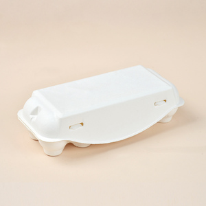 Nhà sản xuất của 2023 mới dùng một lần compostable giấy Khay trứng cho 12 lỗ mẫu miễn phí có sẵn - Product Image 3