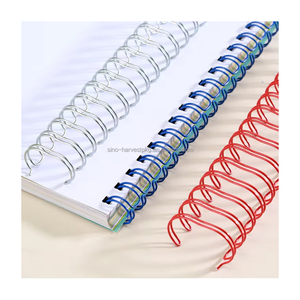 Material <span class=keywords><strong>de</strong></span> oficina escolar, bobina <span class=keywords><strong>de</strong></span> doble bucle <span class=keywords><strong>de</strong></span> Metal <span class=keywords><strong>de</strong></span> Color, accesorios <span class=keywords><strong>de</strong></span> encuadernación <span class=keywords><strong>para</strong></span> cuaderno, accesorios opcionales multicolores - Product Image 3