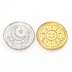 Médaille de défi personnalisée en alliage de zinc 3D, or et argent, avec motifs Phénix, <span class=keywords><strong>Arbre</strong></span> de Vie, Lotus, souvenir commémoratif en métal, cadeau - Product Image 3