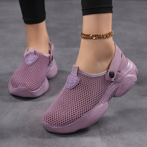 Fashion Trend Ladies <b>Closed</b>-<b>Toe</b> Slides Thin Breathable Lightweight Sports <b>Sandals</b> Women Summer Outdoor Wear Non-Slip Thick EVA - Product Image 6