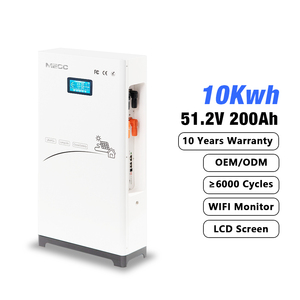 Batterie lithium verticale MECC MECC-51.2-200-2 51.2V 200AH 10KWH, 6000 cycles, BMS intelligent intégré, certifiée usine pour l'énergie solaire - Product Image 3