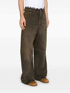 กางเกงยีนส์วินเทจของผู้ชายพิมพ์ลายโลโก้ทรงหลวมขากว้างกางเกงทรงหลวมแบบกอธิคขนาดใหญ่พิเศษออกแบบได้เองฤดูร้อน - Product Image 4